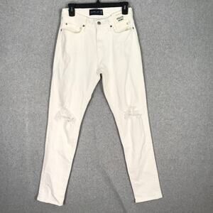 Abercrombie Fitch Jeans Mens 28x32 Athletic Skinny Knee Holes Distressed Stretch